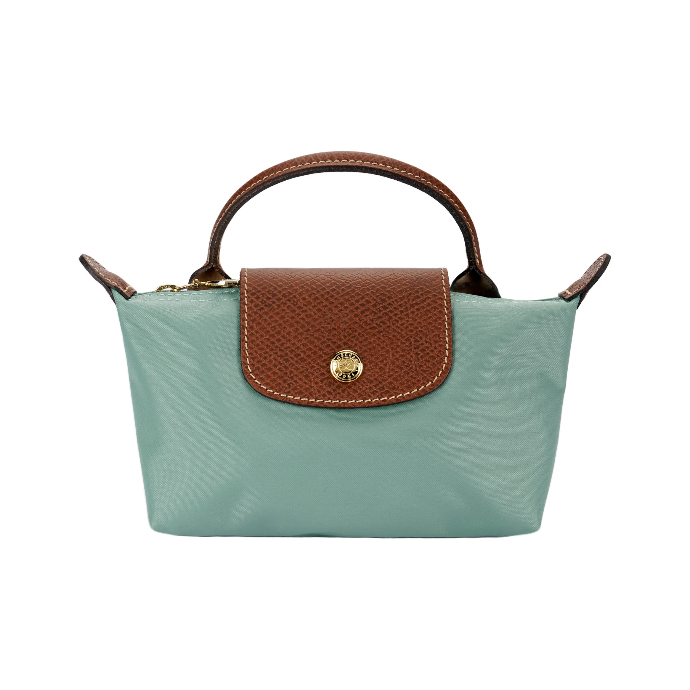 LONGCHAMP Le Pliage Нейлоновая холщовая сумка женская цвет селадон