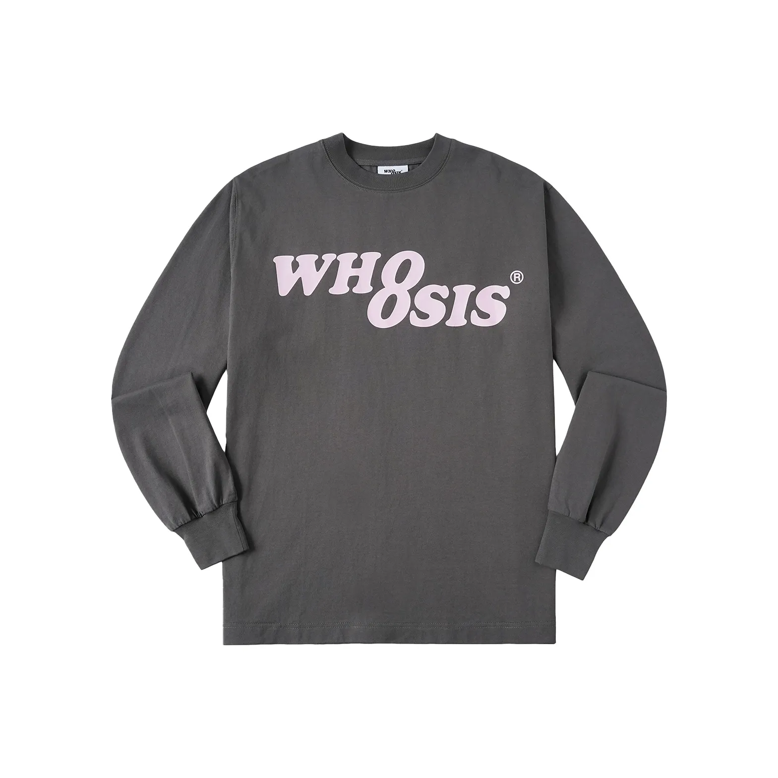 WHOOSIS Серый Розовый Унисекс T-рубашки