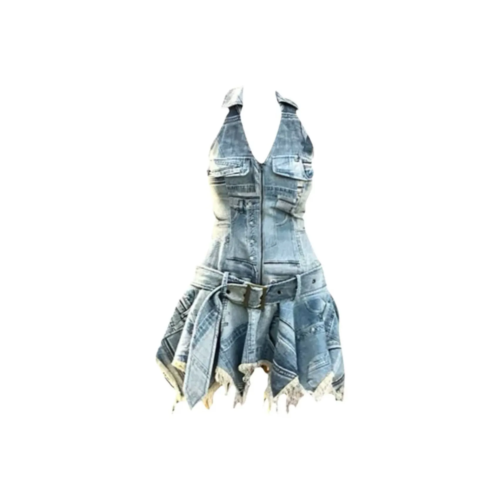 JOPPTI Blue Женские Платья без рукавов