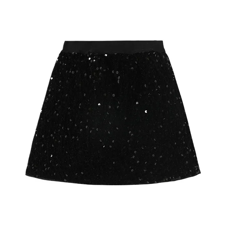 YUANYUAN GIRL Блестки Утепленная Юбка Детская