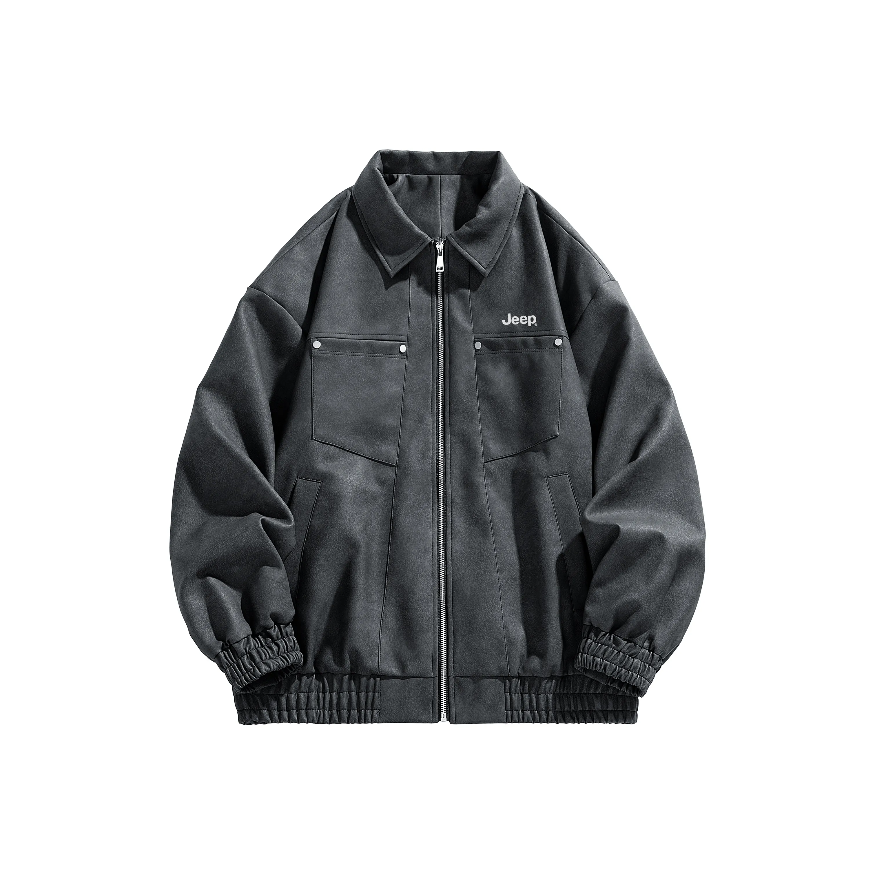 JEEP Wrangler Leisure Series Кожаная Куртка Унисекс