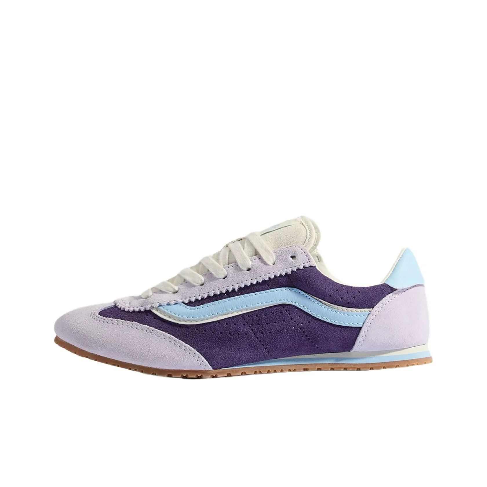 Vans Super Lowpro Дышащий Низкий Топ Повседневная Обувь Мужская Светло-Фиолетовый Синий