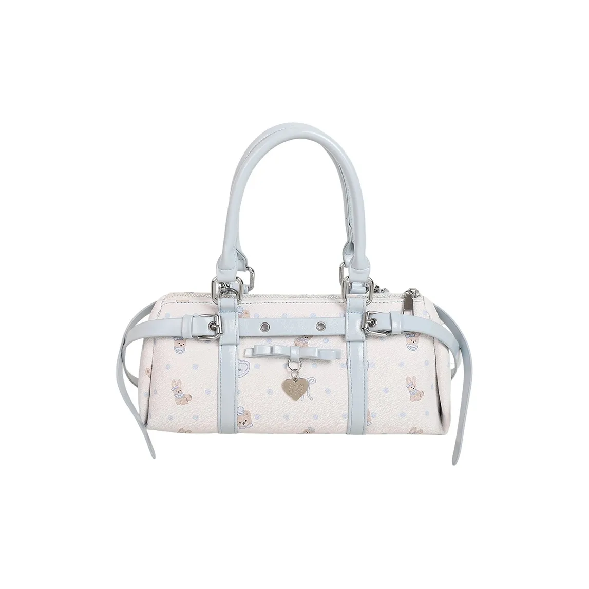 Miss Angel ПУ (полиуретан) Сумка Стандартная Женская Медведь Сирсакер Розовый