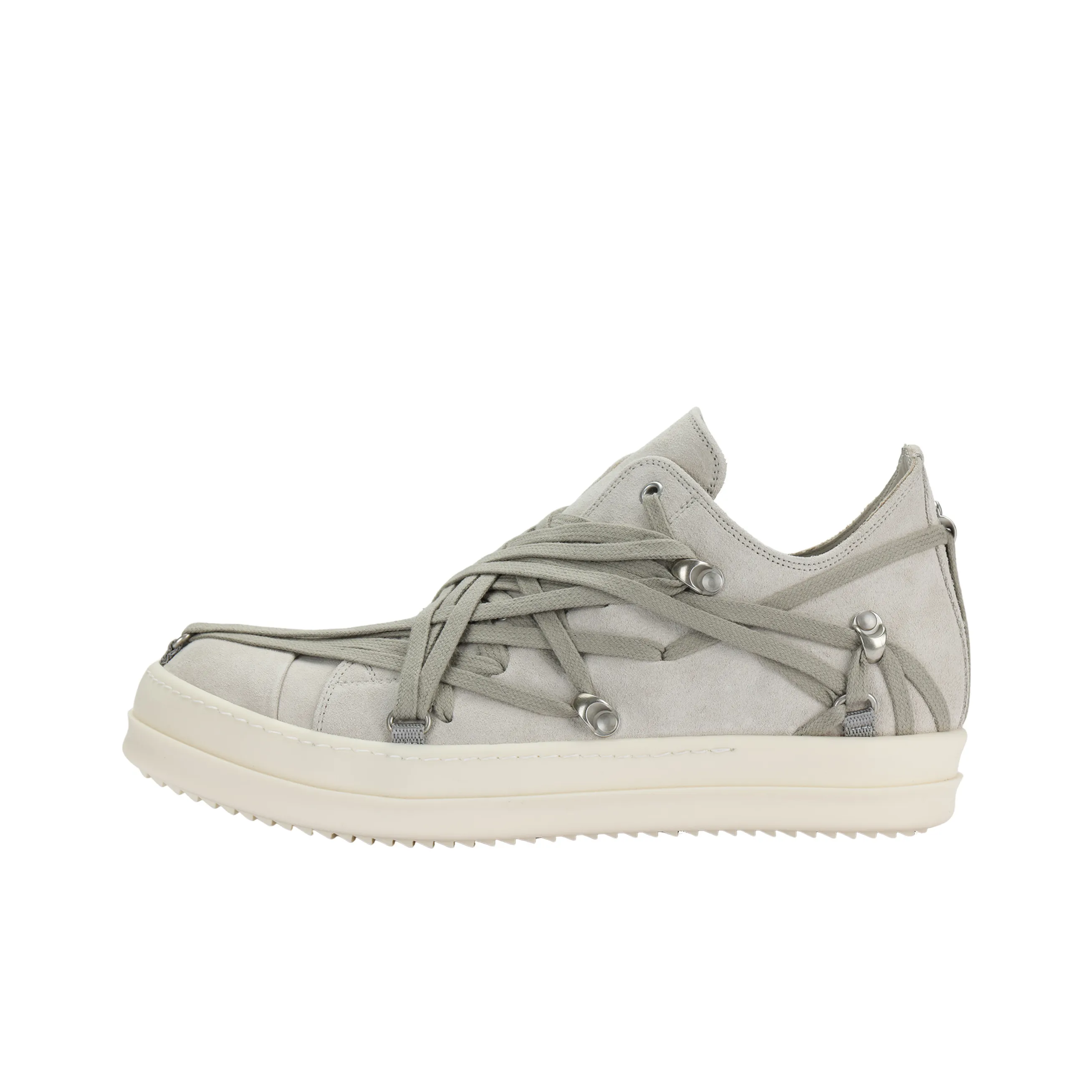 RICK OWENS/RO Mega Low Top Skateboard Shoes Men's Light Gray