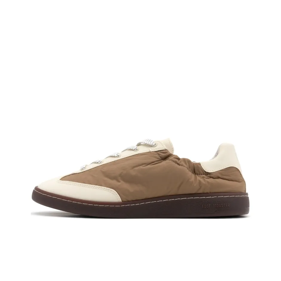 FOOT INDUSTRY FOOT INDUSTRY Низкий топ Немецкие армейские кроссовки Унисекс Мокко