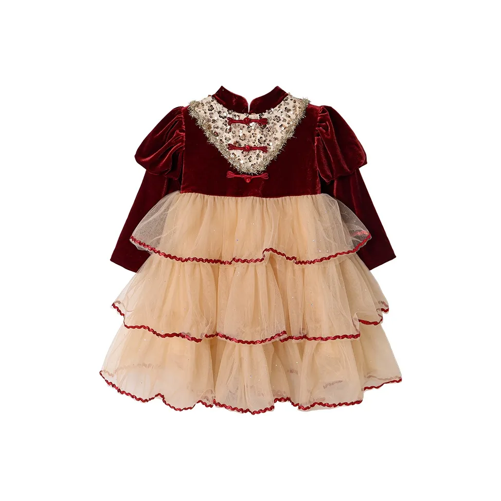 Rindu Бургунди Kids Платья