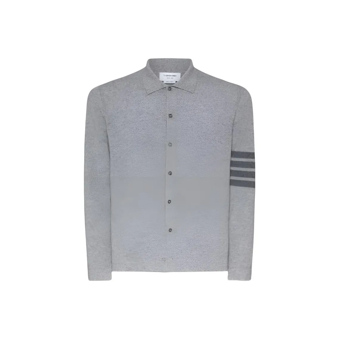 THOM BROWNE Button Up Knitted Shirt