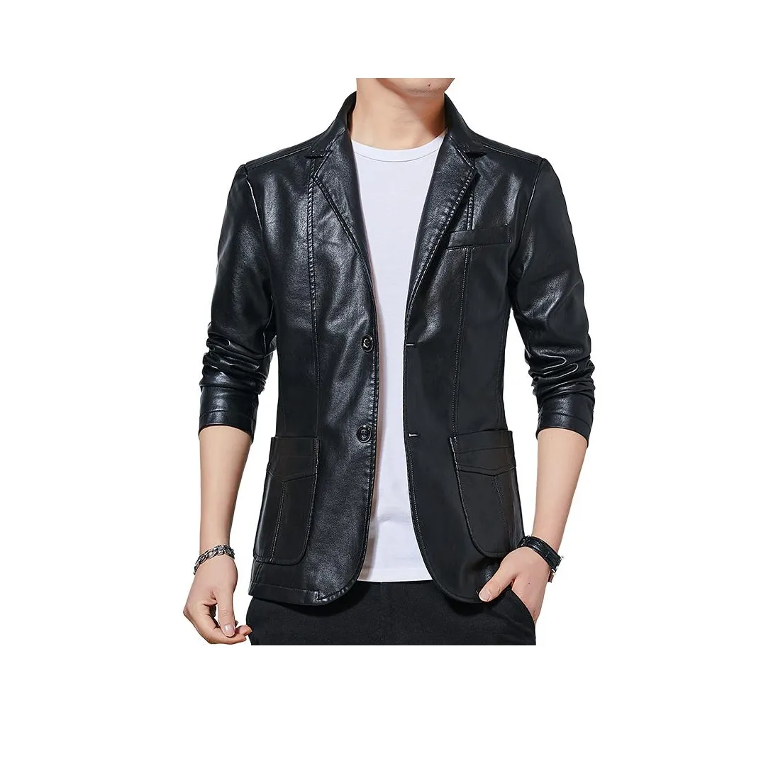 Kung Fu Snake Мужские кожаные куртки