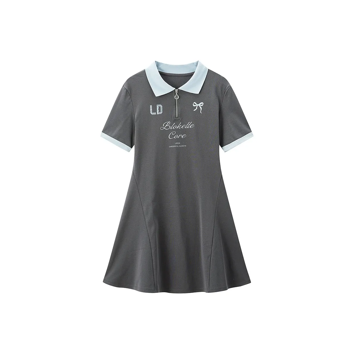 LEDIN Короткий рукав Платье Женское