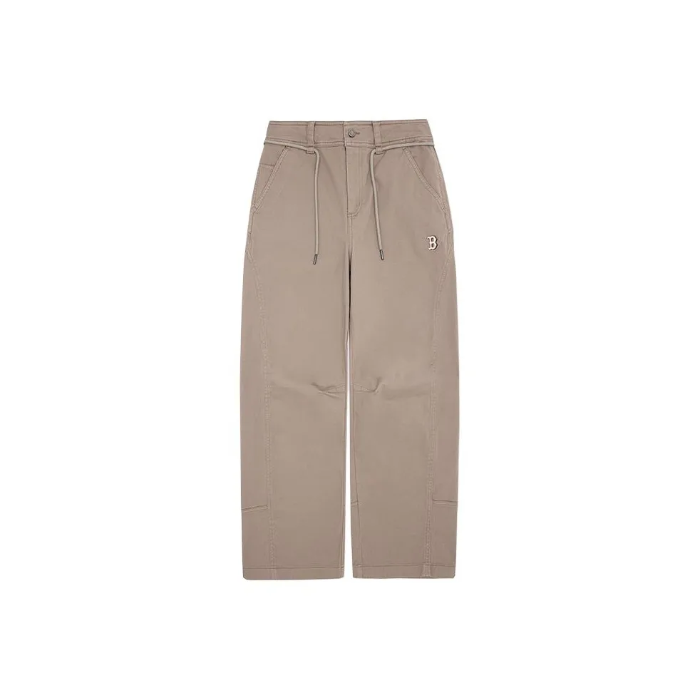 MLB Boston Red Sox FW25 Повседневные брюки Унисекс Темно-бежевый Желтый