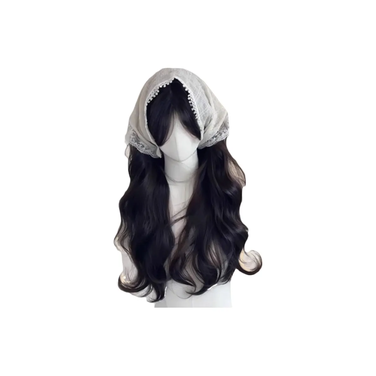 QIYEXUE Корейский стиль шерстяная парик с кудрями для женских длинных волос высокая температура пряжа