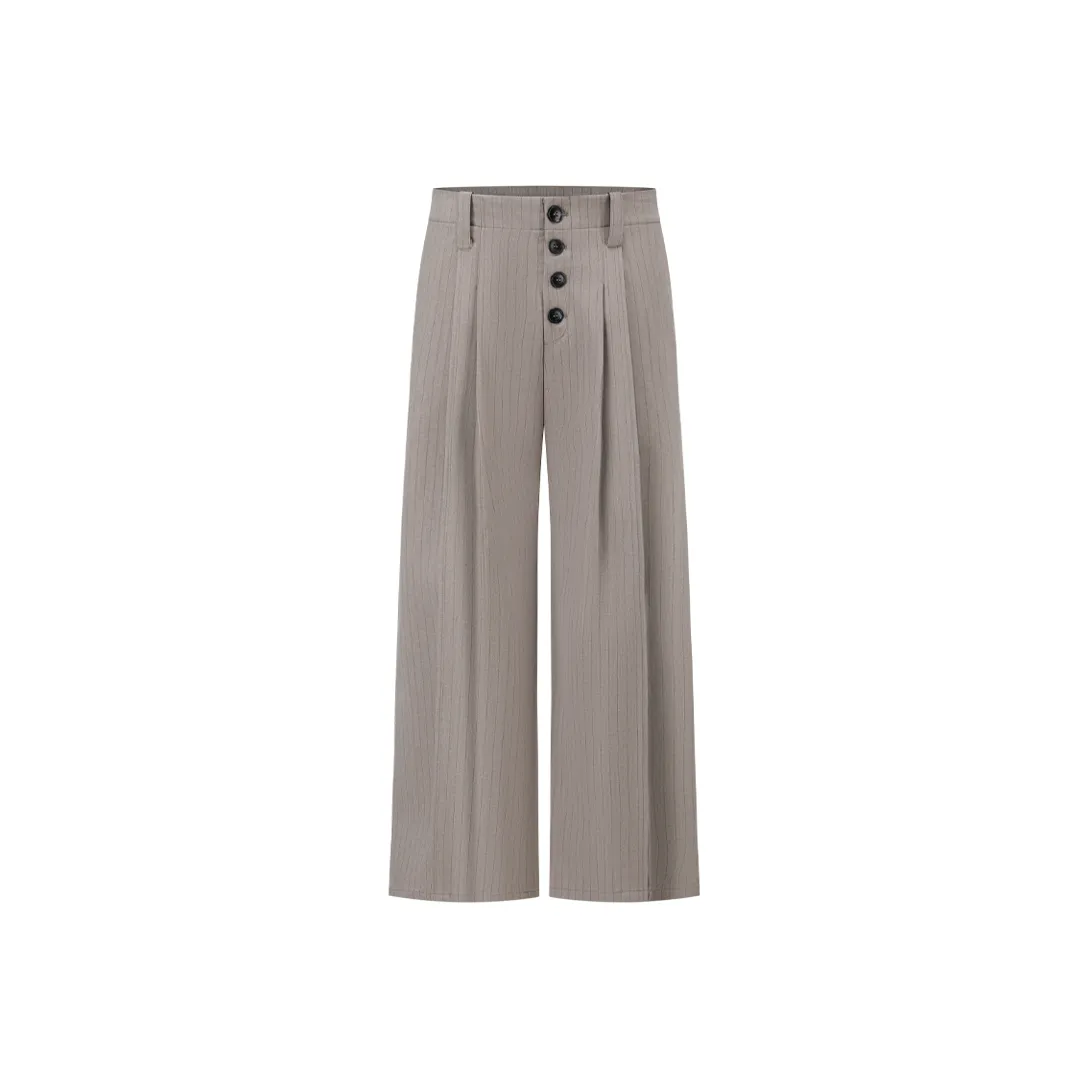 WKOOG Хаки Унисекс Костюмные брюки