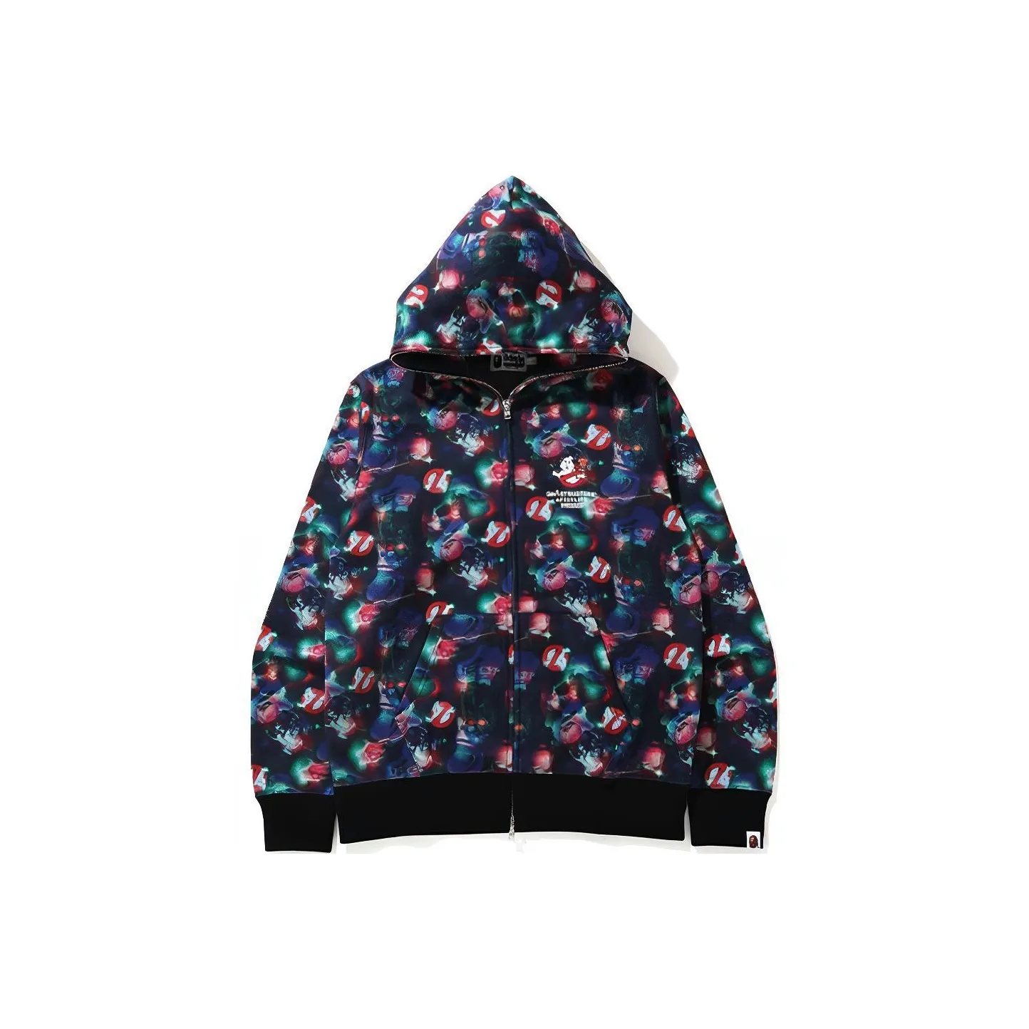 Bape X Ghostbusters Camo Full Zip Hoodie