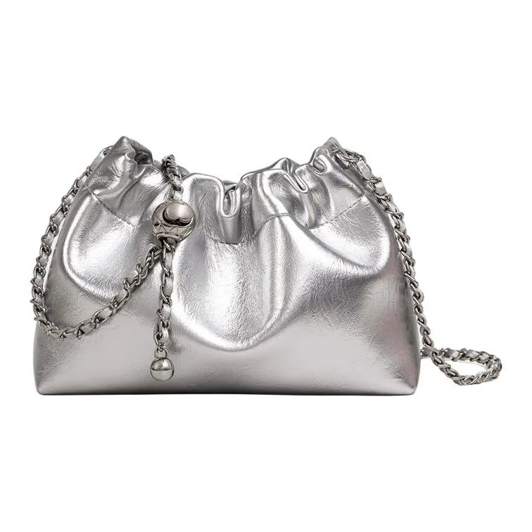 MILLIE'S Сумка через плечо из коровьей кожи сумка на плечо обычная женский серебряный
