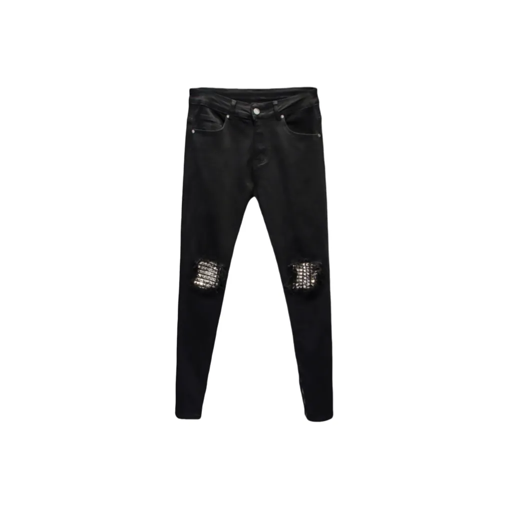 CAT'S PAW Черный Унисекс Джинсы