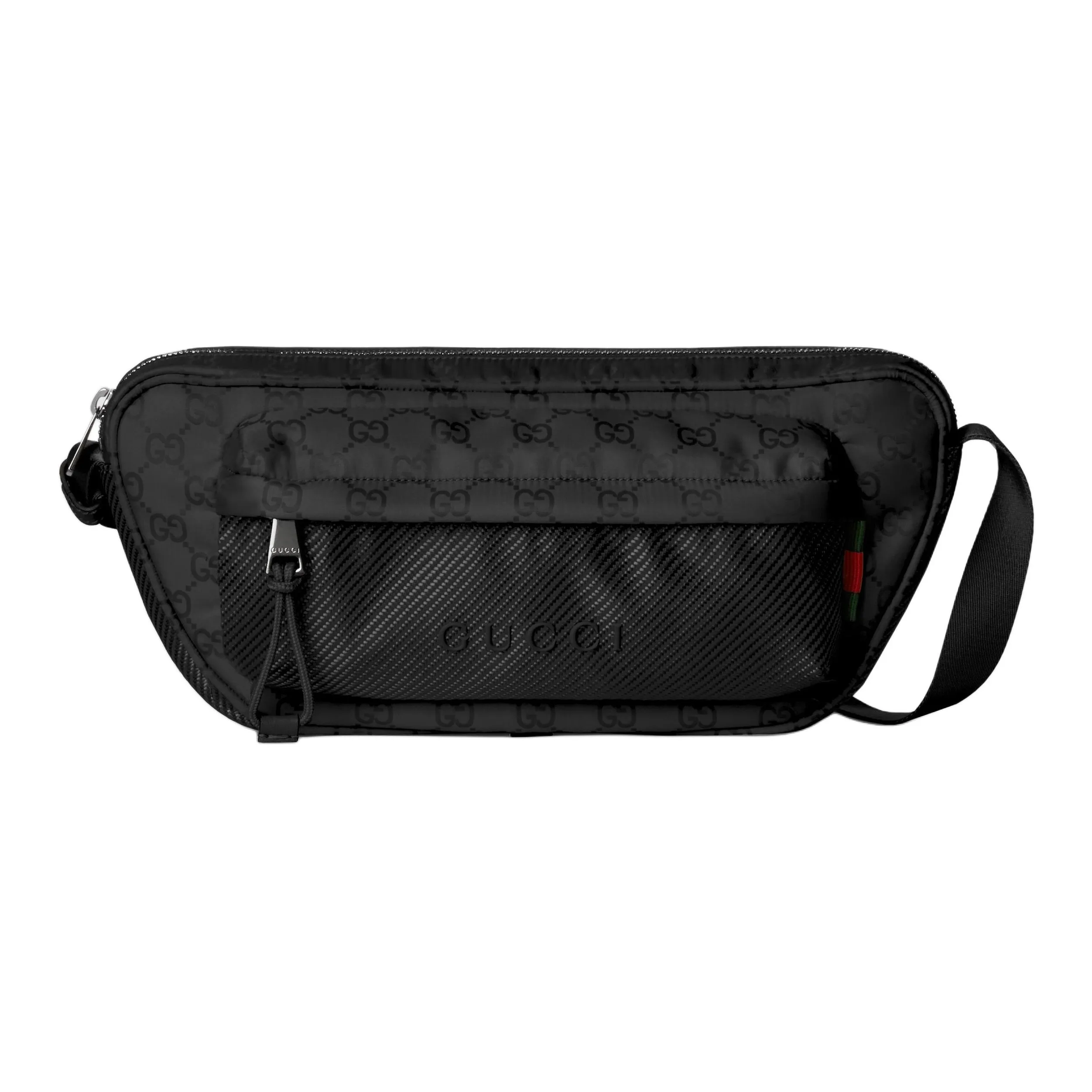 GUCCI Nylon Shoulder Bag Tubas Men's Black