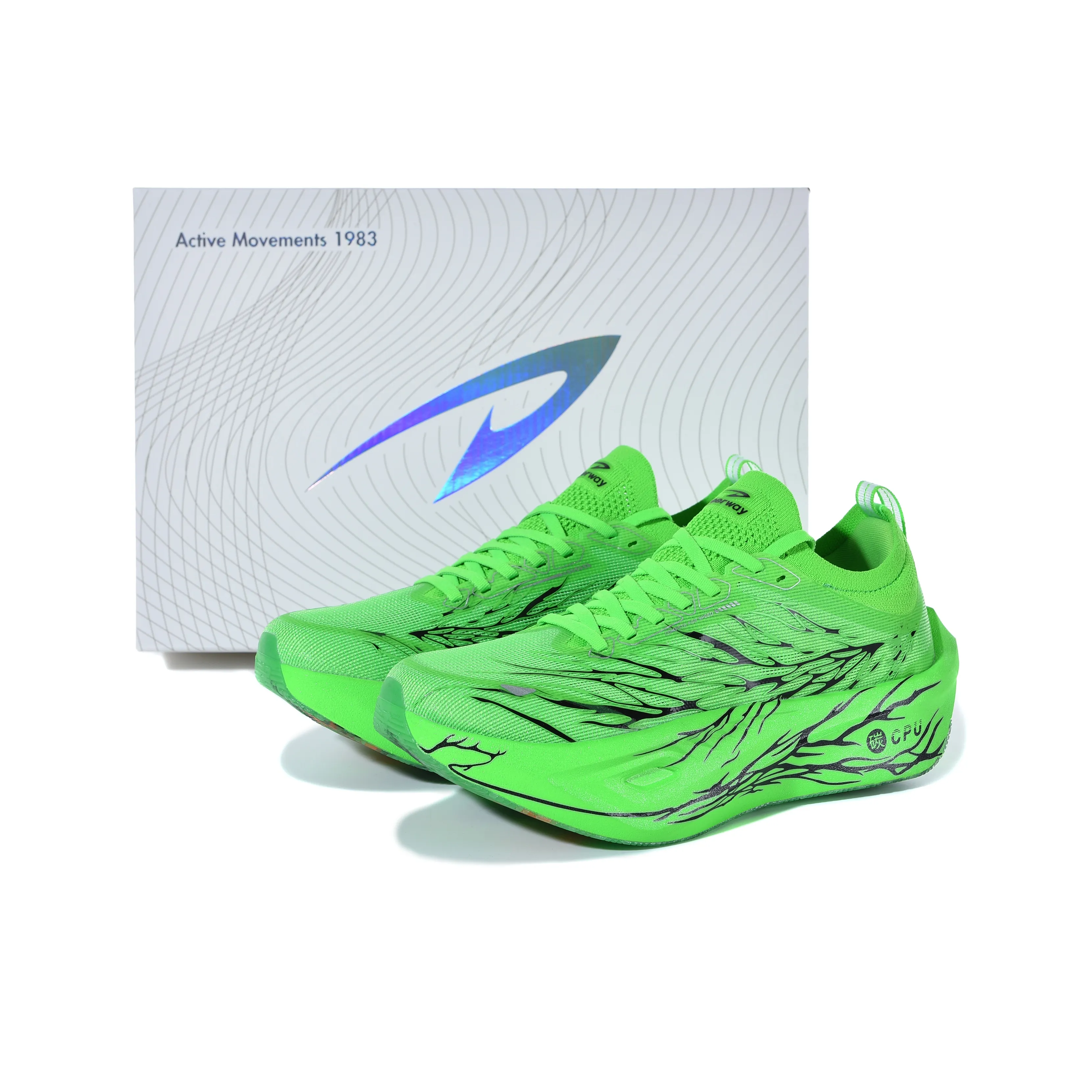 DEERWAY Full Length Волокно Пластина Марафон Длинный бег Тест физической подготовленности Экзамен физической подготовленности Беговые кроссовки Унисекс