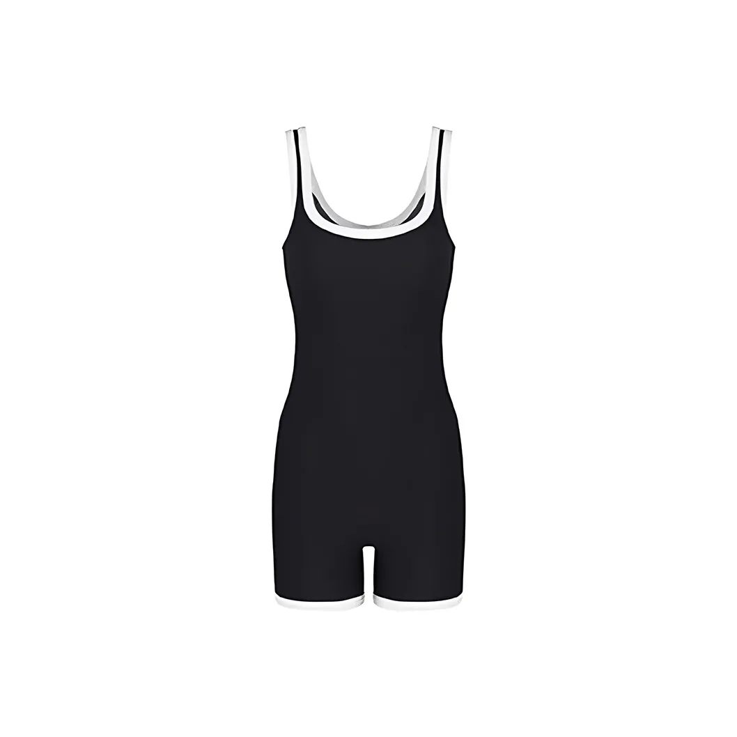 Garbege Черный Комбинезон Женское Боди