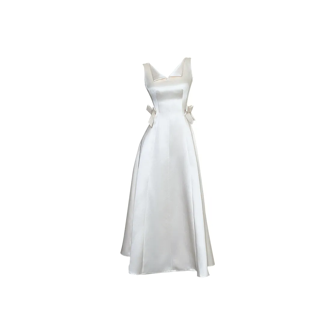 GJFD Светлый Абрикос Женские Платья Без Рукавов