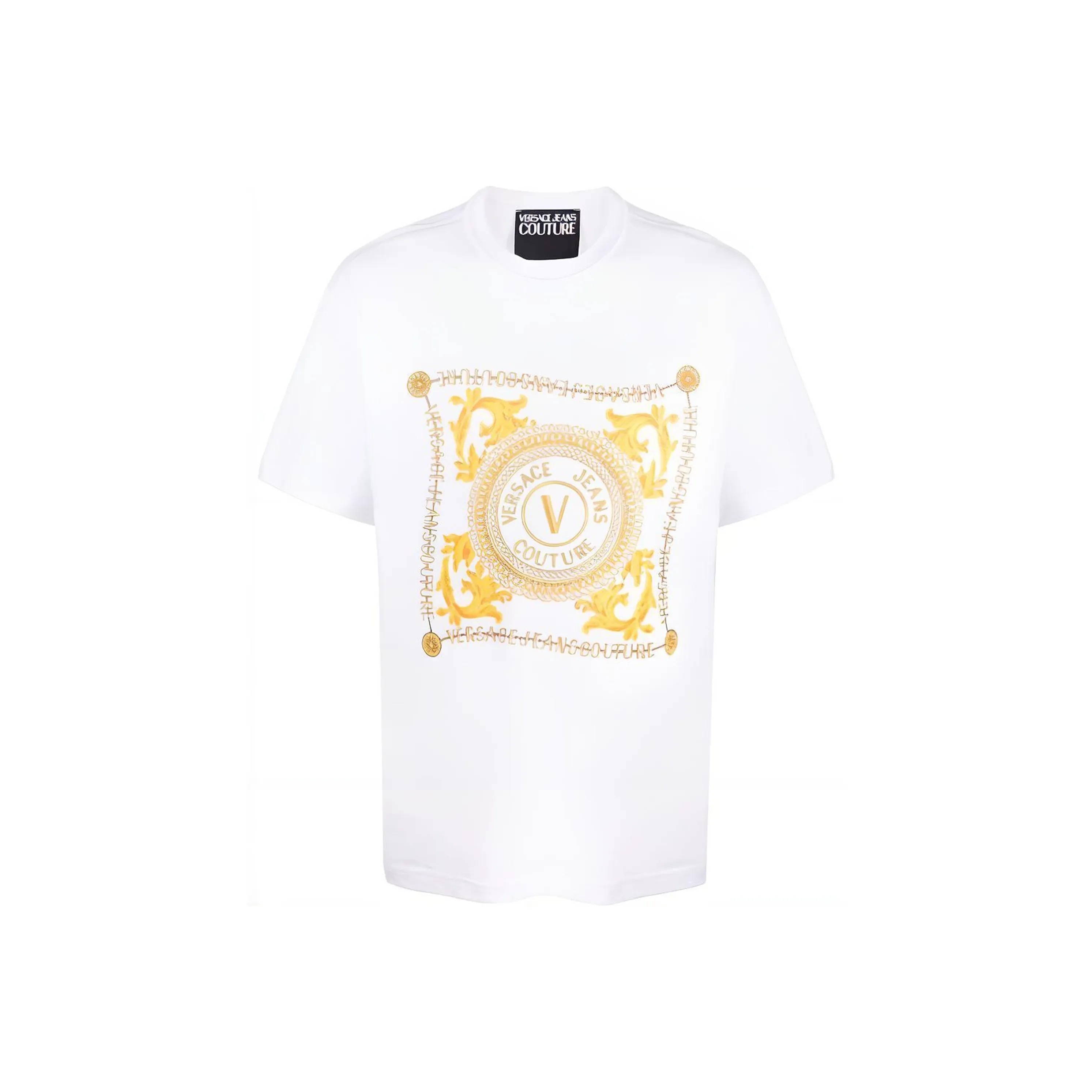 VERSACE JEANS Couture Logo Printed Crewneck T Shirt