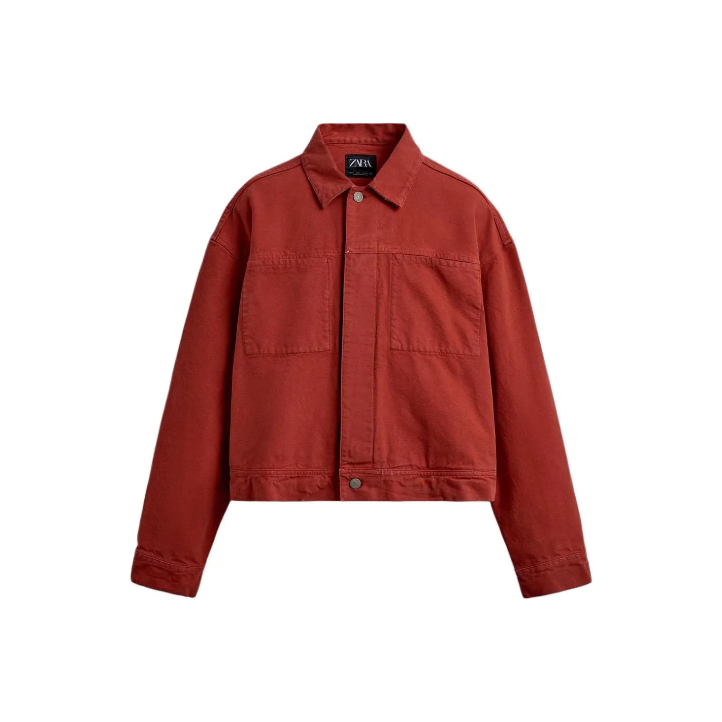 ZARA Red Men's Jackets ZARA Красные Мужские Куртки