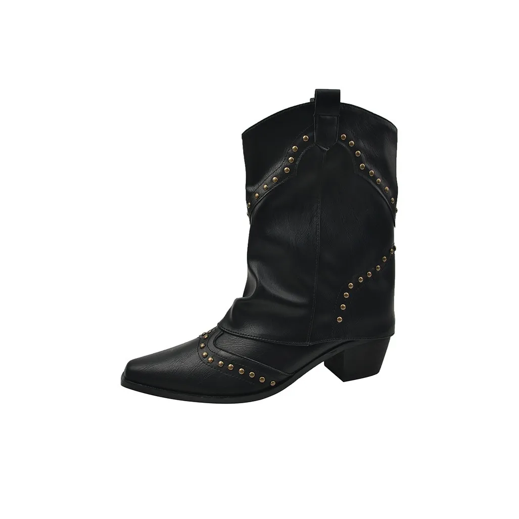 CAOT Женские высокие сапоги на каблуке