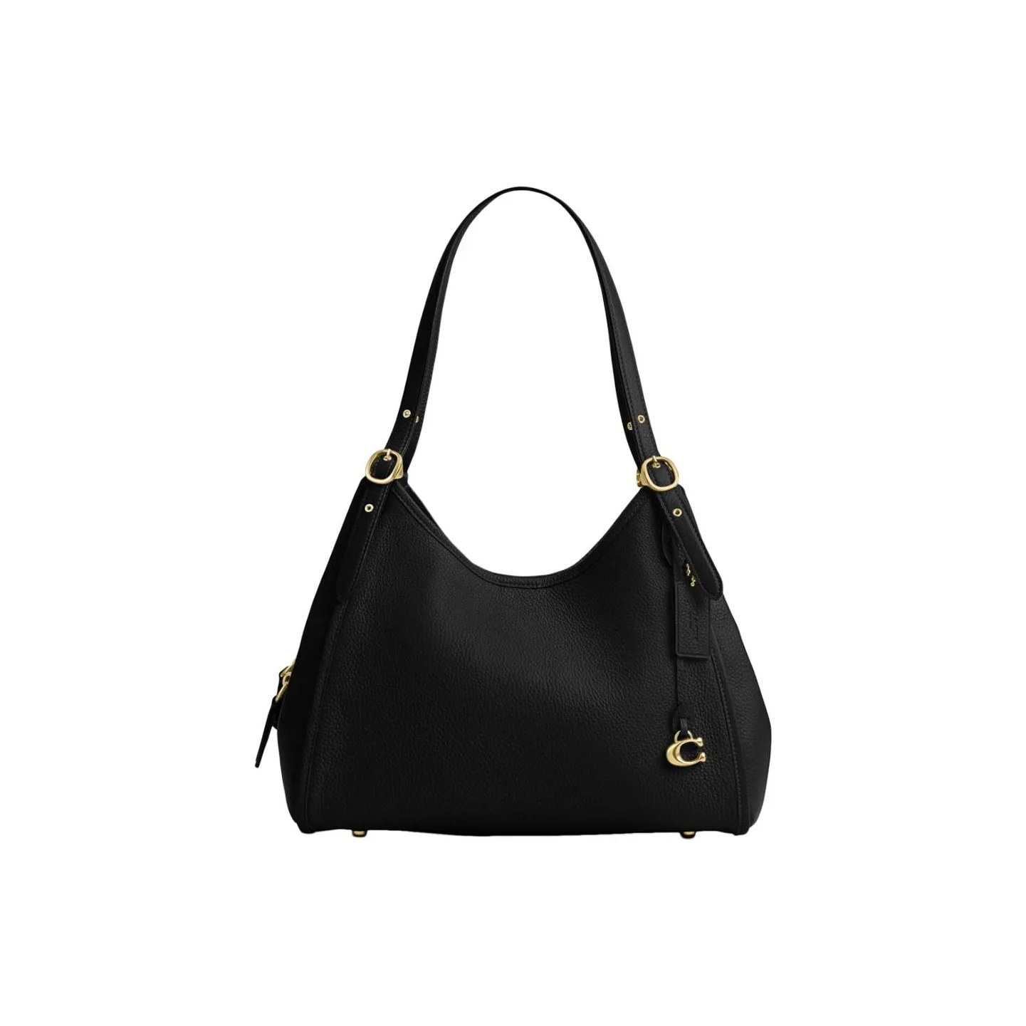 COACH Кожа Сумка через плечо Средняя Женская Черная