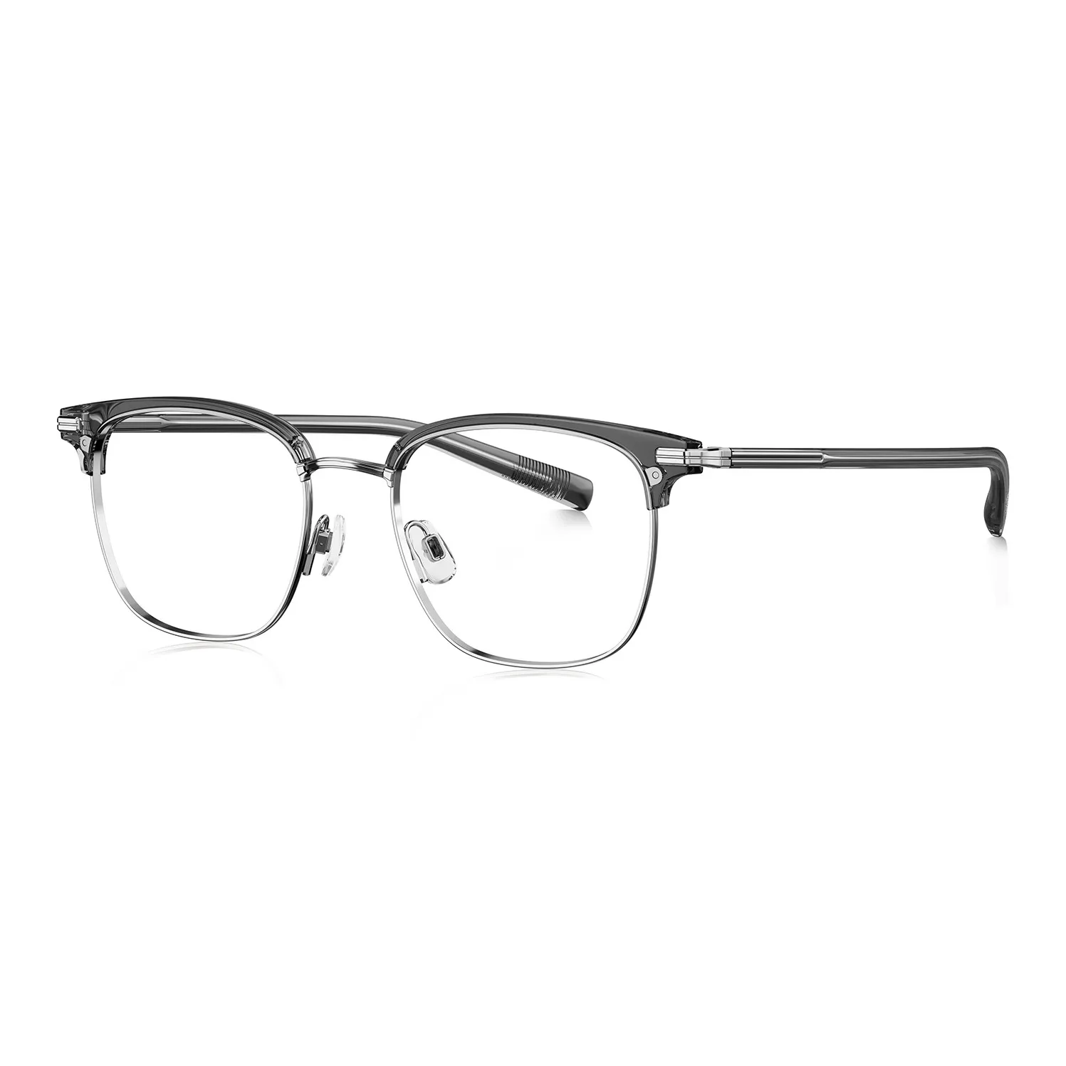 BOLON Пластина Сплав Рамка Высокое Выступление Нейлон Оправа «брови» Оправы для очков Унисекс Холодный чайный коричневый