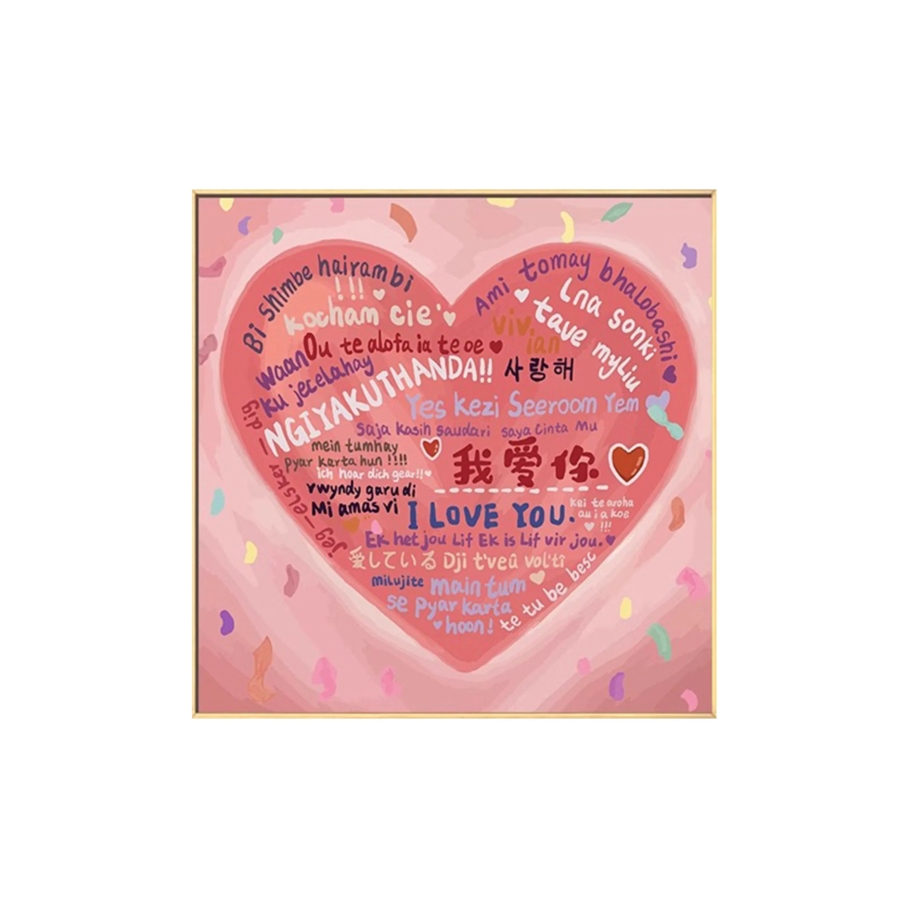 TLXT Эксклюзивный креативный дизайн цифры масло картины ручная работа акриловая цветная роспись DIY игрушки