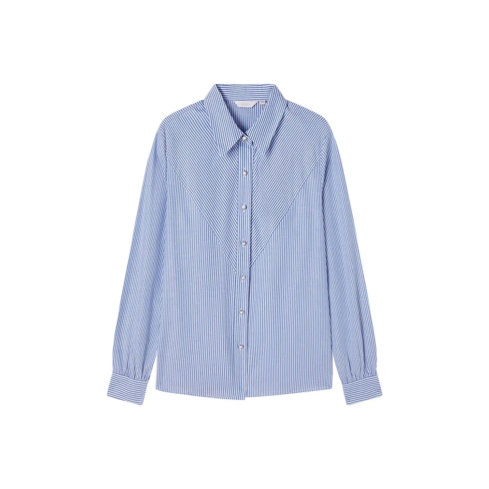 NAVIGARE Темно-сапфировый/Белый Женские Рубашки