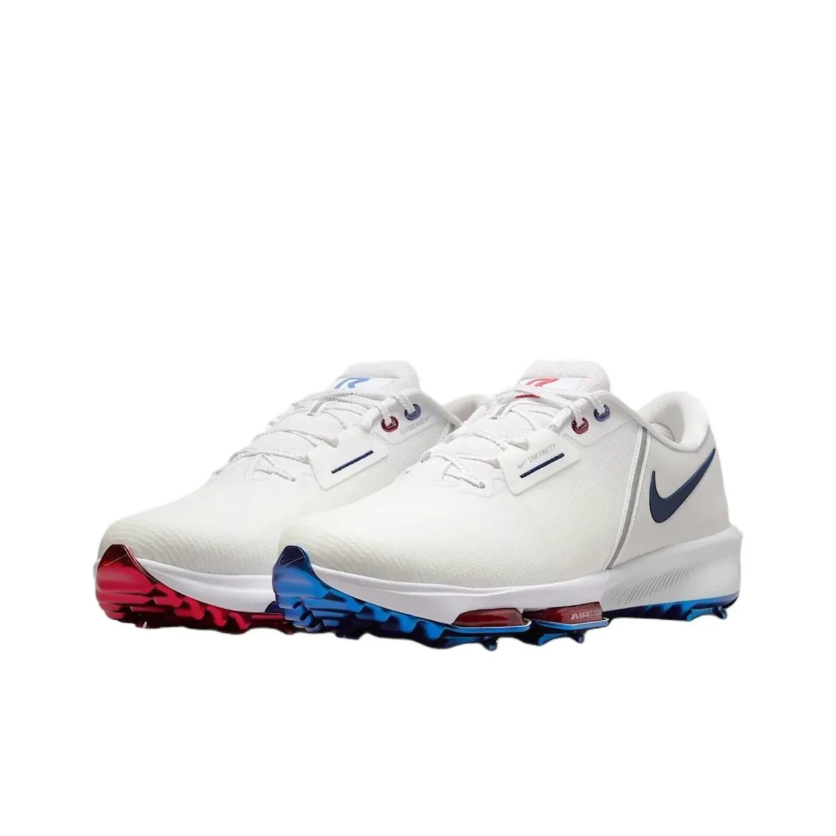 NIKE INFINITY Tour 2 Обувь для гольфа Унисекс Белый Синий Красный