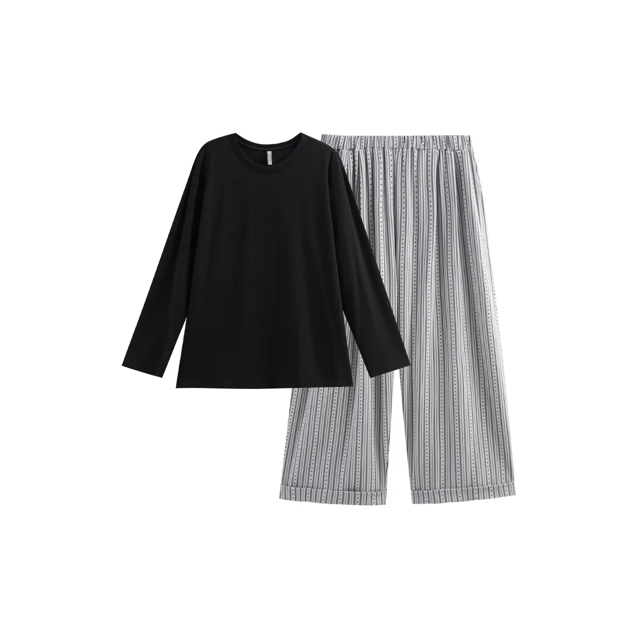Same Language Пижамный комплект Мужской Wabi Sabi Черный · Полосы Точка