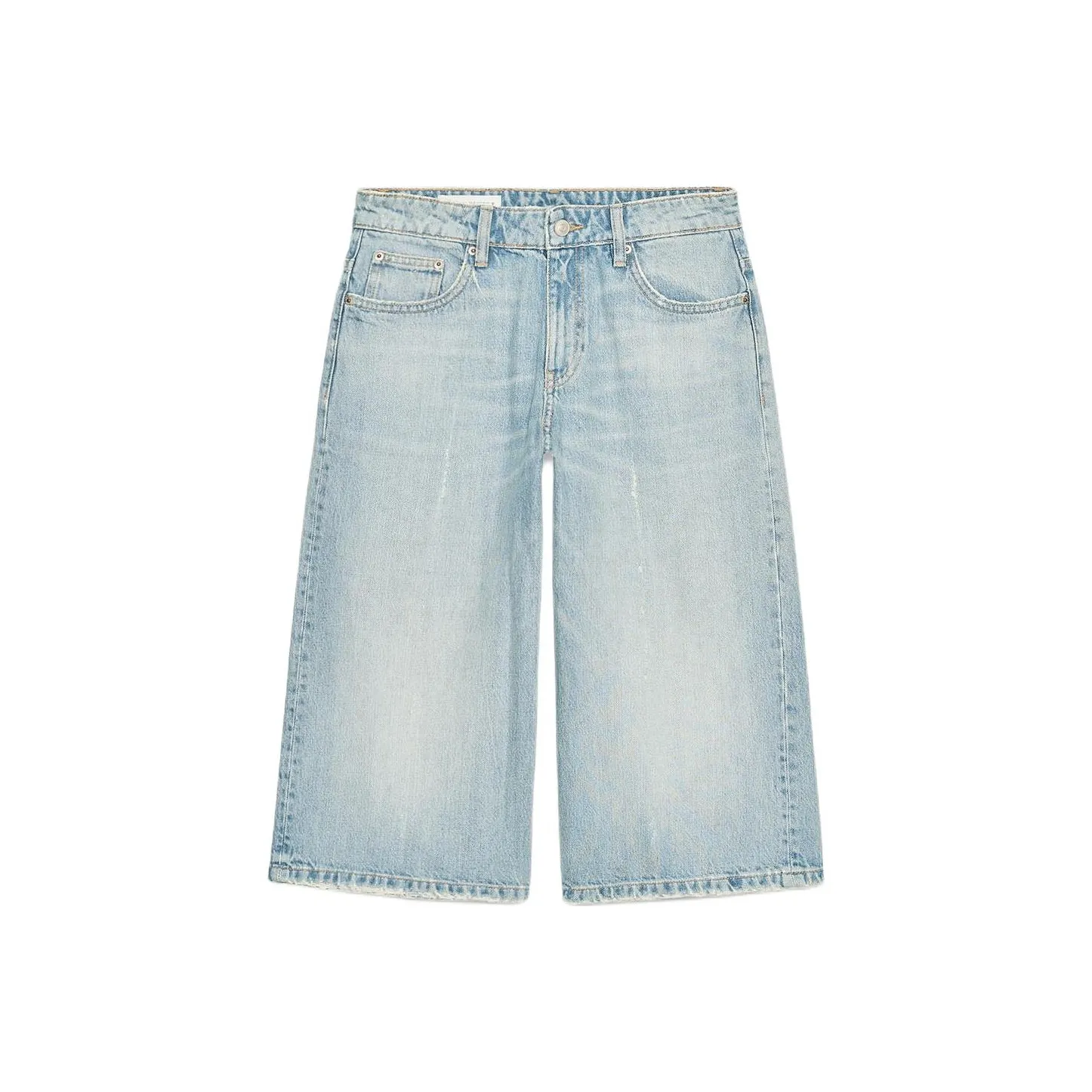 ZARA Trf Светло-синие Женские Джинсовые Шорты
