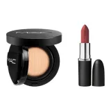2종 세트: 킹 Roll Cushion 12g#N18+무광 Bullet Lipstick 3.5g#666