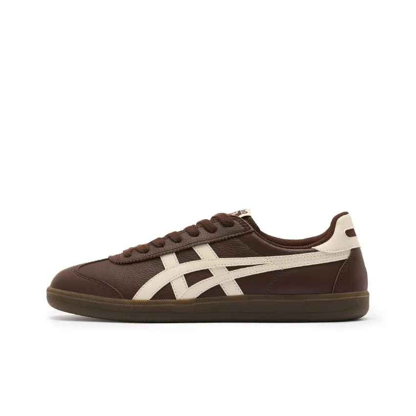 Onitsuka Tiger Tokuten Устойчивый к истиранию Низкий Топ Casual Унисекс Коричневый