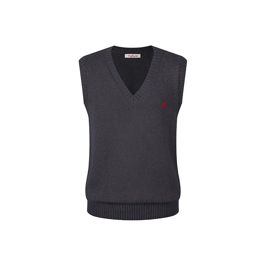 Mrs. Беллфлауэр Mrs. Цветочный Колокольчик UNIFORM JK Преппи стиль V-образный вырез Трикотажный жилет Жилет Женские