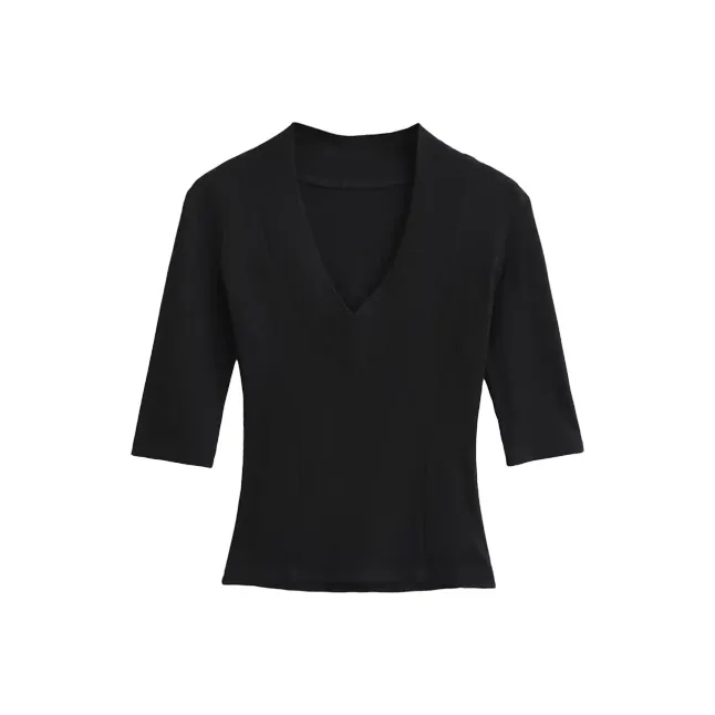 Aghr Черные Женские T-рубашки