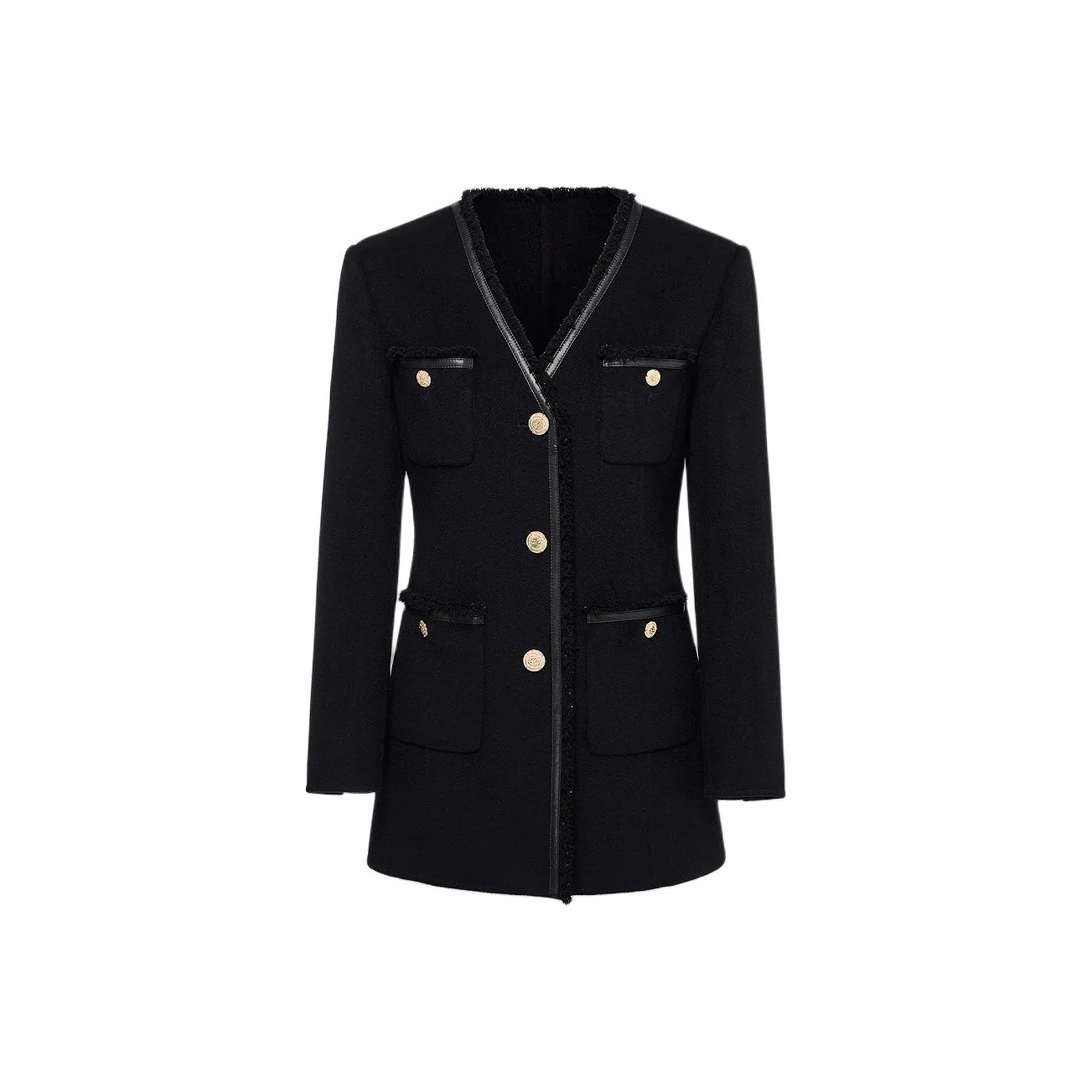 KARL LAGERFELD Элегантность Коммутирование Роскошь FW25 Пальто Женские