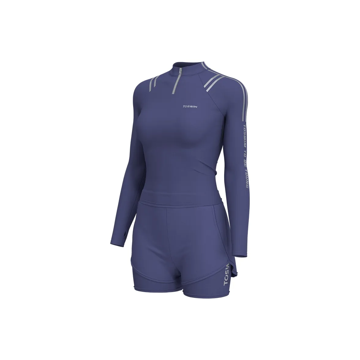 TOSWIM Двухкомпонентный купальник женский цвет Индиго Аврора