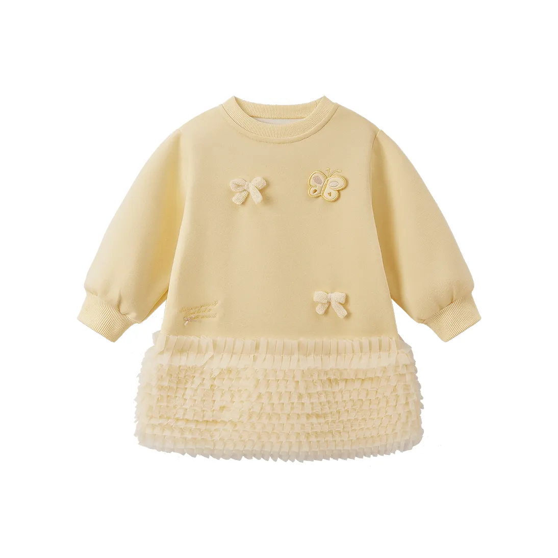 JELLYBABY Платье Толстовка с рукавами-буф Юбка