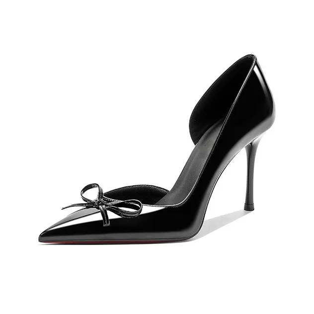 Imono French Pointy Toe Sexy Elegant Refined Comfortable Narrow Heel High Heels Women's