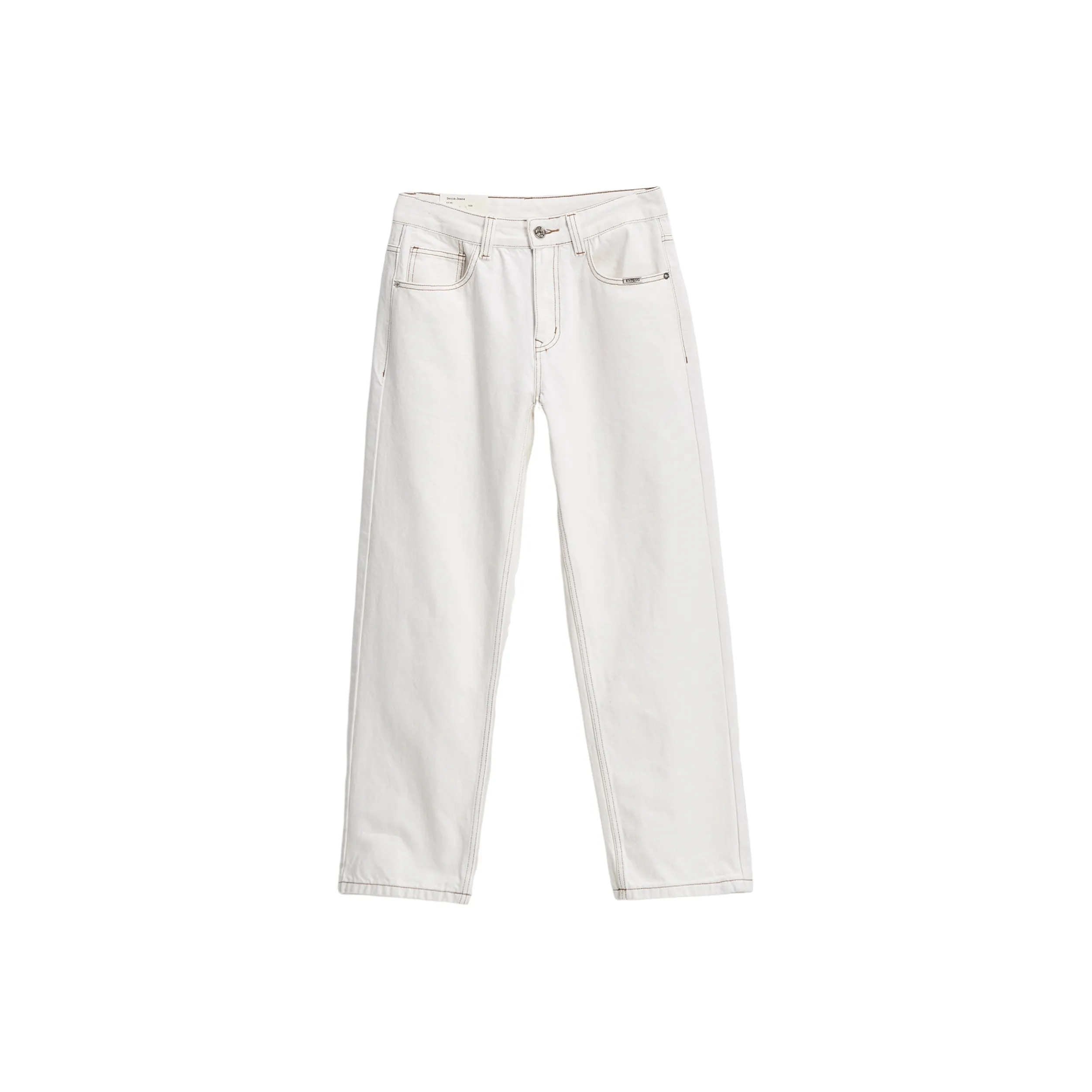 ENTONG Белый Унисекс Джинсы