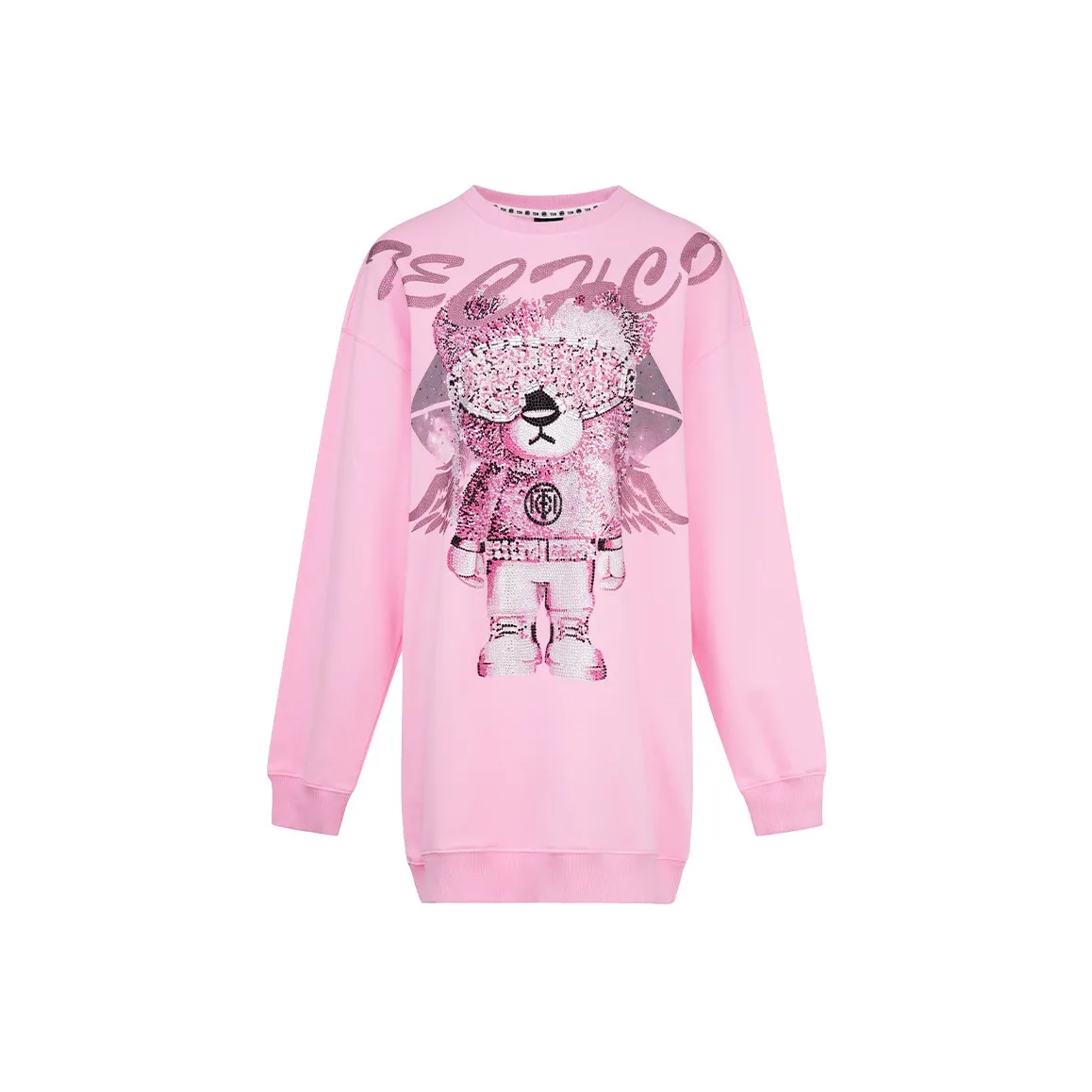 TCH Розовый Женские Длинные Платья с Длинными Рукавами