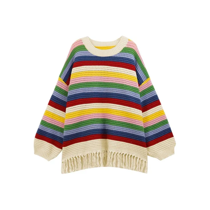 Mu Qingqing Радужный Женский Трикотаж