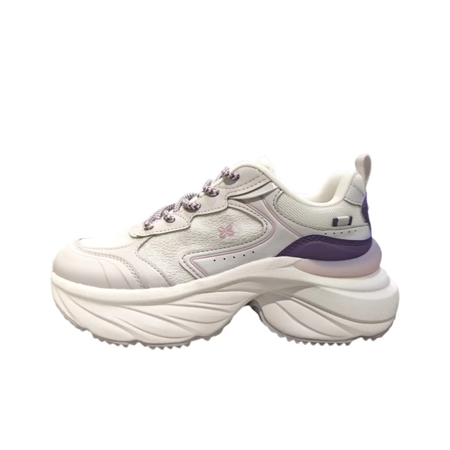 ANTA Cloud Rising Износостойкие Дышащие Низкие Кеды Женские Белые Серые Фиолетовые