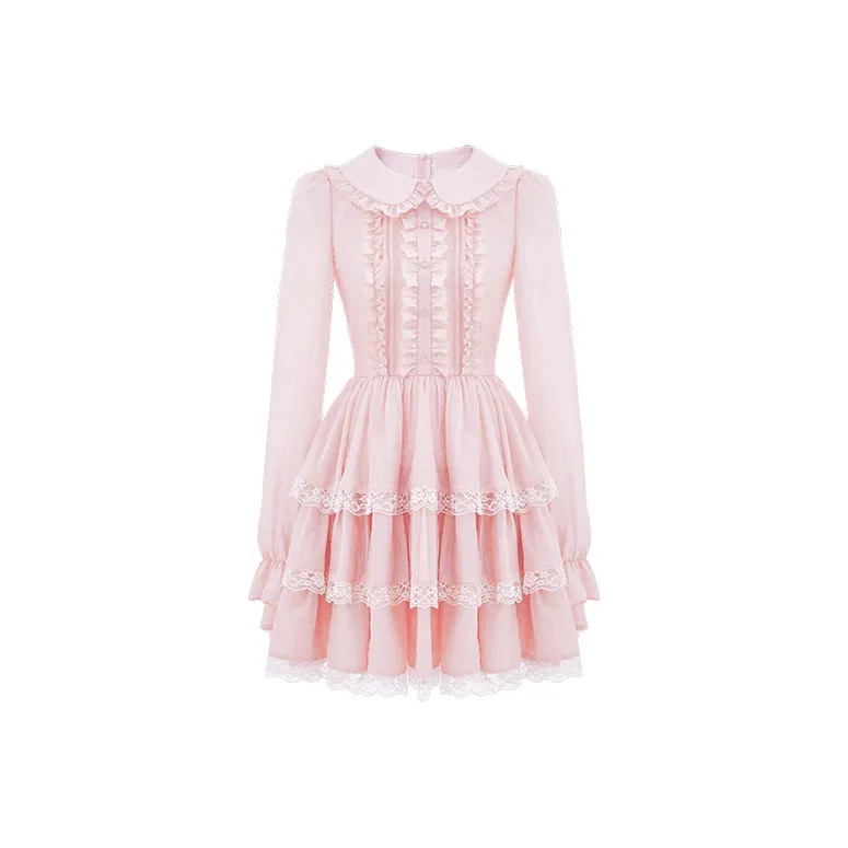 Blovelan Длинное платье с длинными рукавами женское