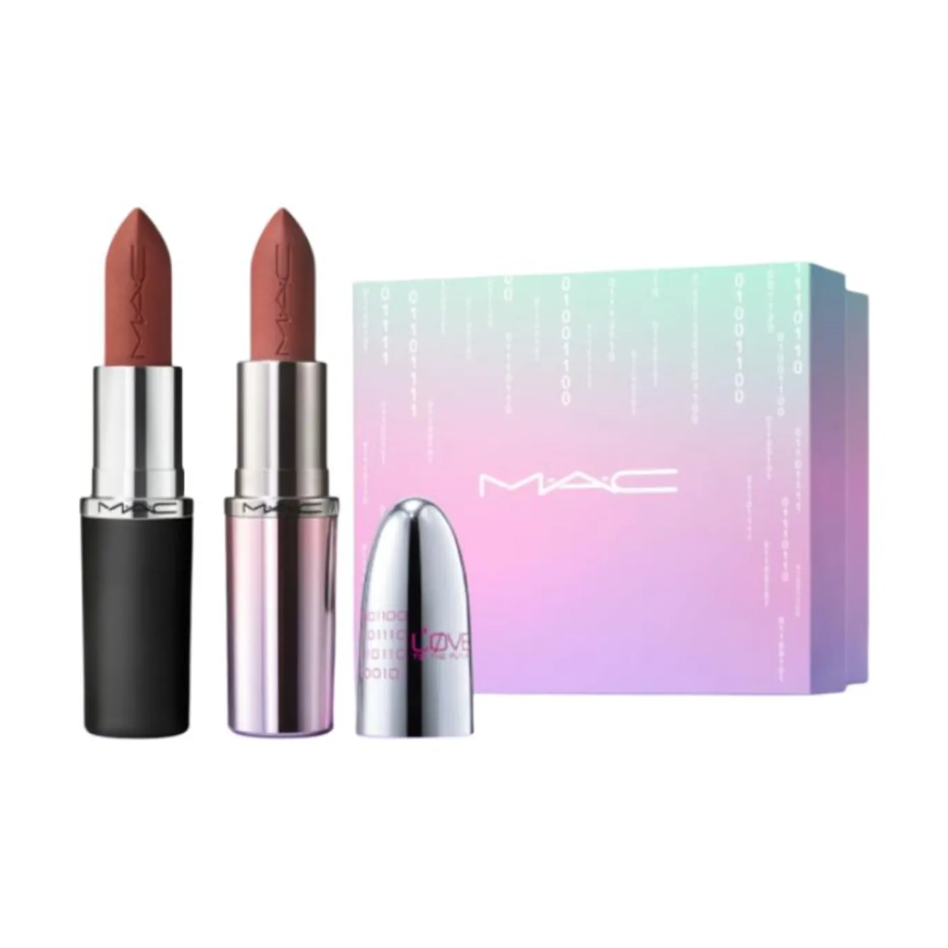 MAC Фестиваль Циси Ограниченная серия Шелковистый Мягкий матовый Помада Матовая Легко растушевывается Естественный 3,5г+3,5г