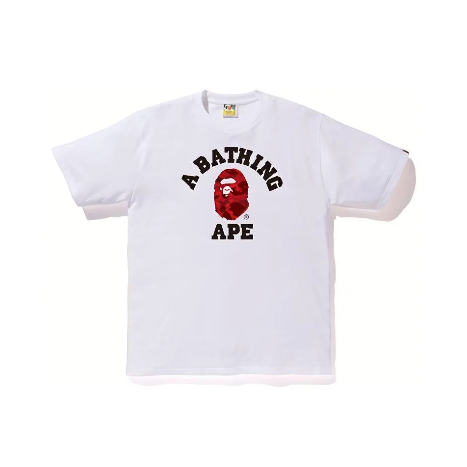 A BATHING APE Голова Series T Рубашка Унисекс