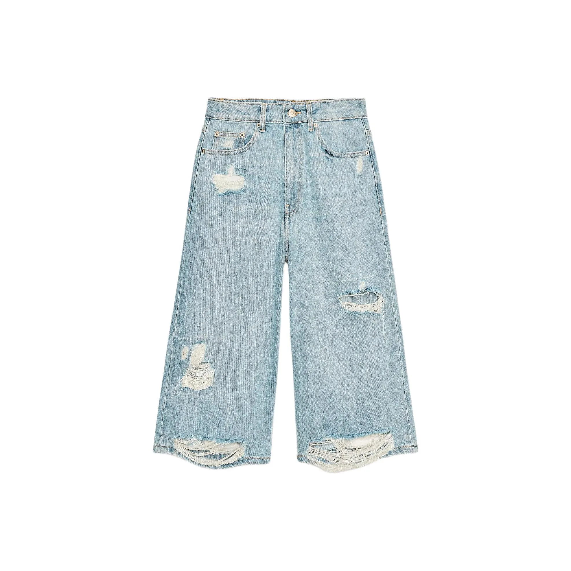 ZARA Trf Blue Women's Denim Shorts ZARA Trf Синий Женские Джинсовые Шорты