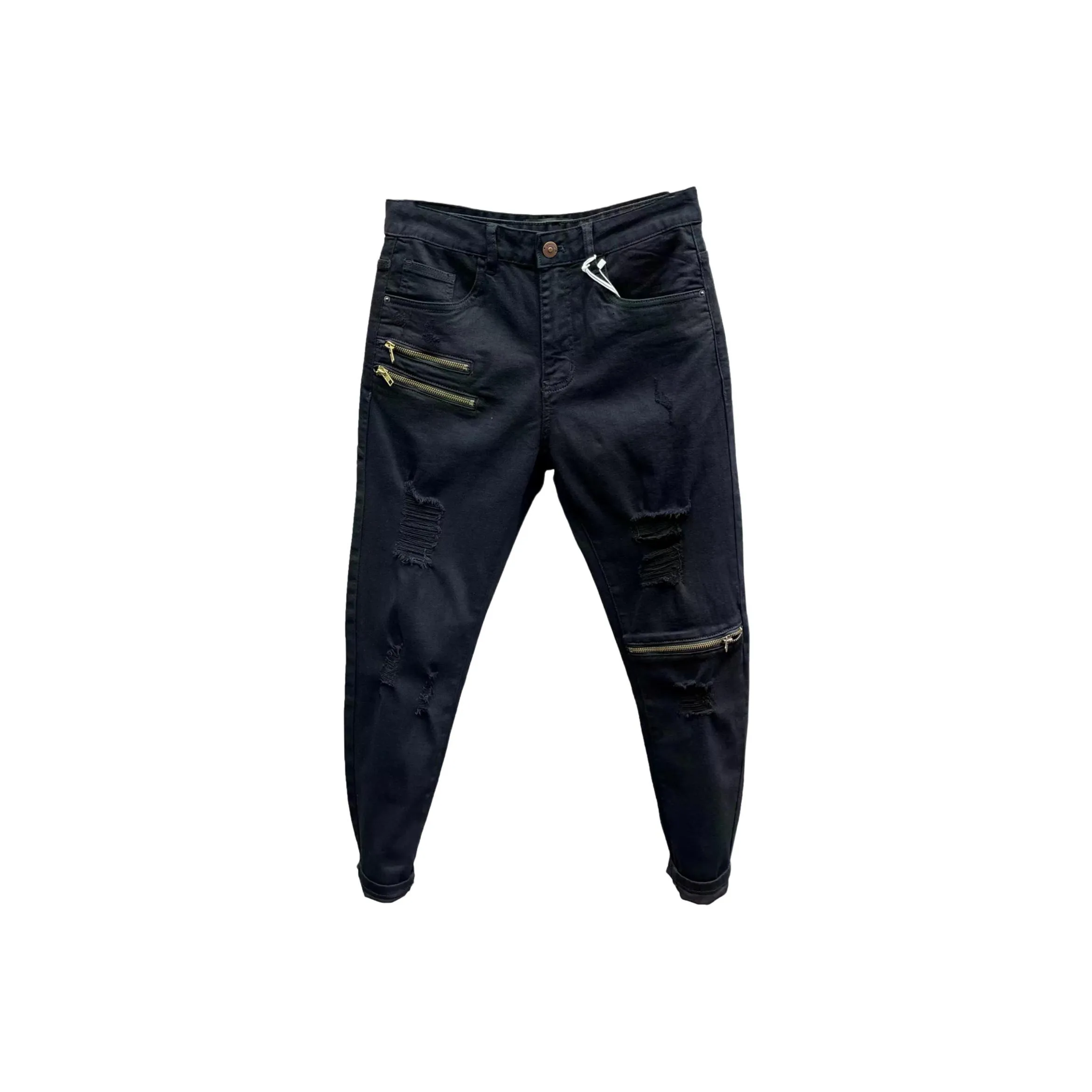 Chisportate Черные Унисекс Джинсы